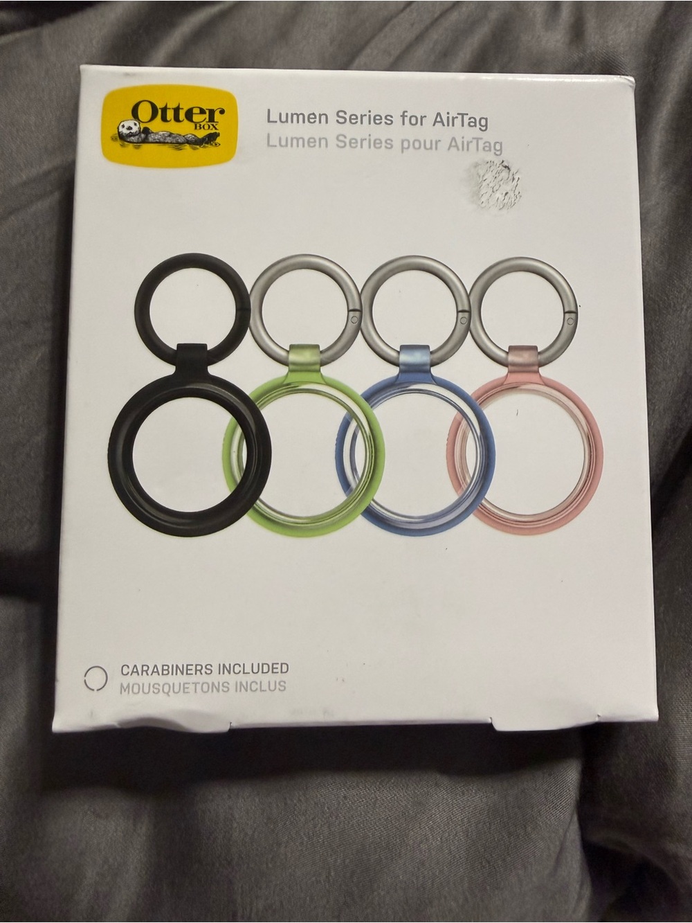 Otterbox Lumen Series AirTag Case (Count 4 Pack) Multicolored For Apple iPhone